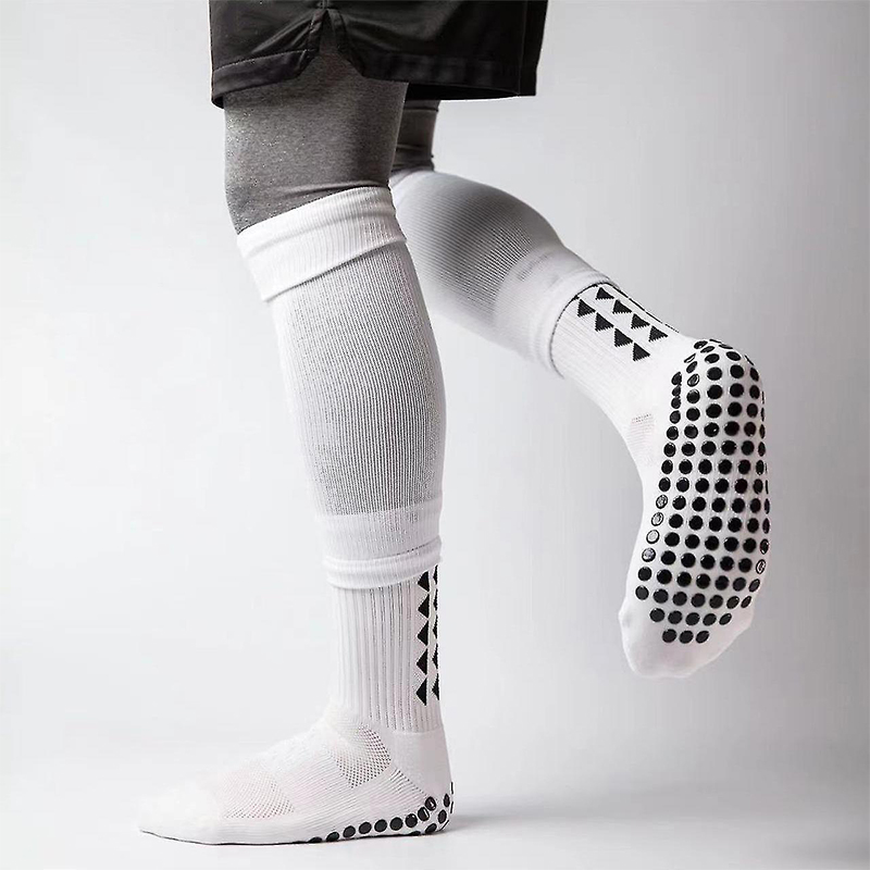 Calzini da calcio con fondo antiscivolo in jacquard brillante