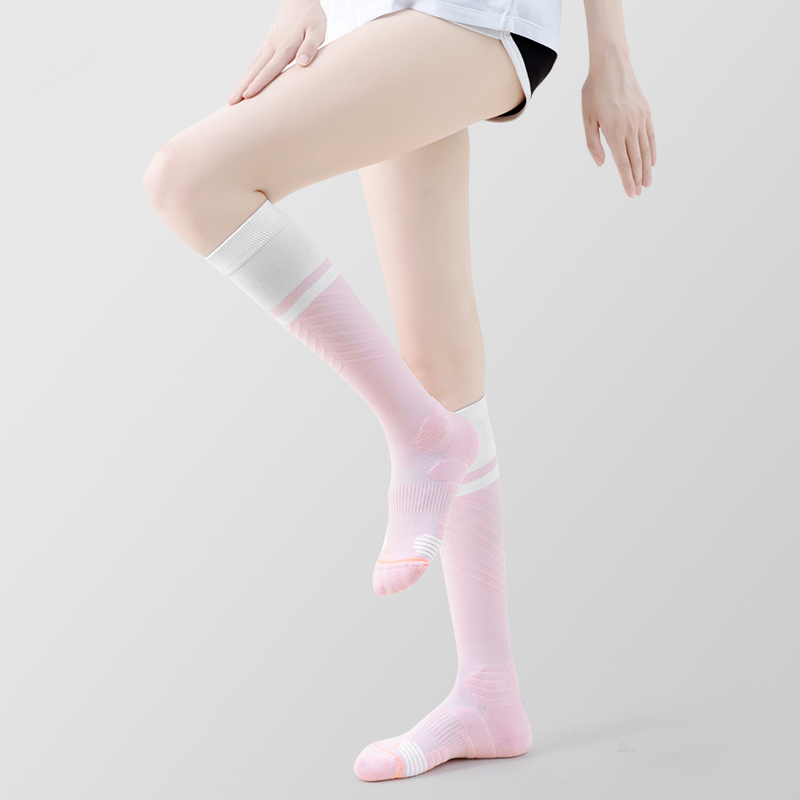 Calze a compressione da ciclismo outdoor in nylon ad asciugatura rapida