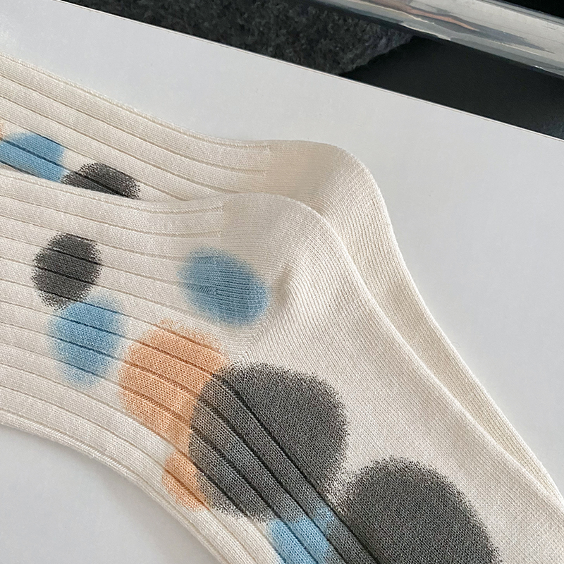 Calzini a pois tie-dye