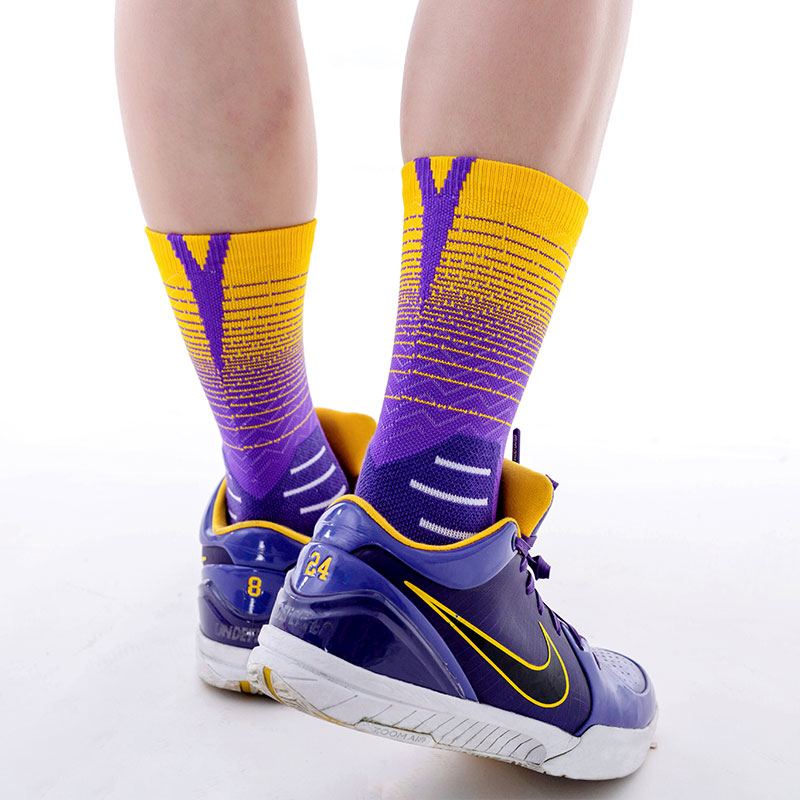 Calzini da basket in spugna di nylon ad asciugatura rapida