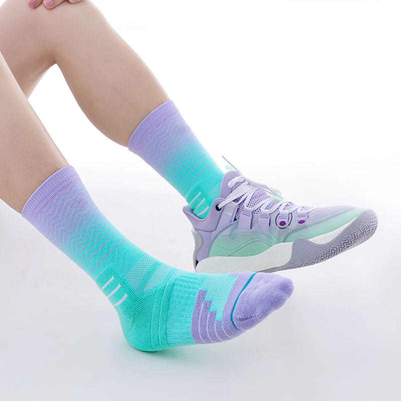 Calzini da basket in spugna di nylon ad asciugatura rapida