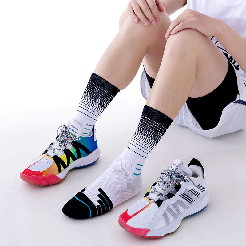 Calzini da basket in spugna di nylon ad asciugatura rapida